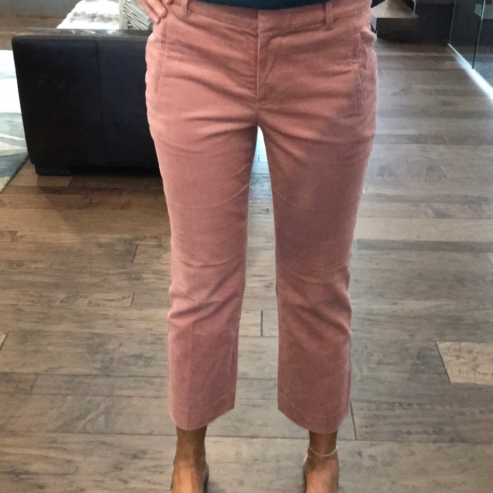 J Crew Corduroy Crop Pants